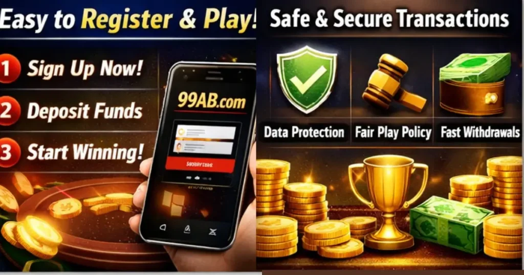 Real Cash Games Available on 99AB.com