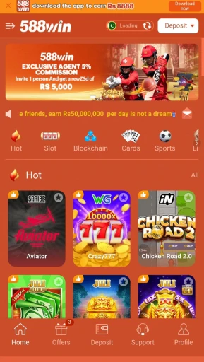 588Win Game v 2 588Win Game | Best Real Earning App First Time In Pakistan
