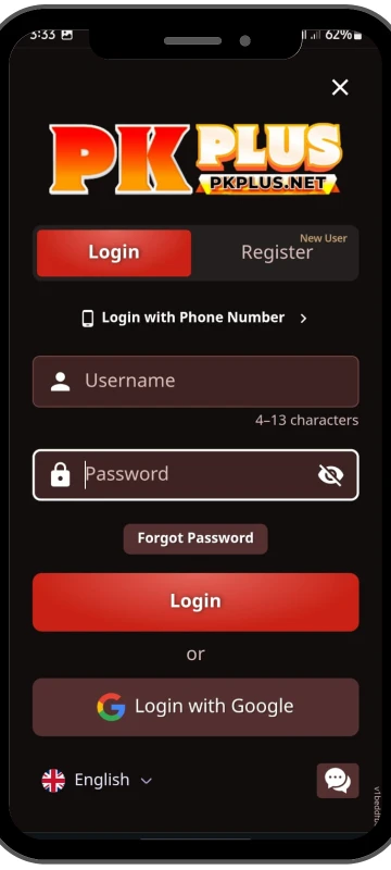 PKPlus Game 3 How to Register on PKPlus Game