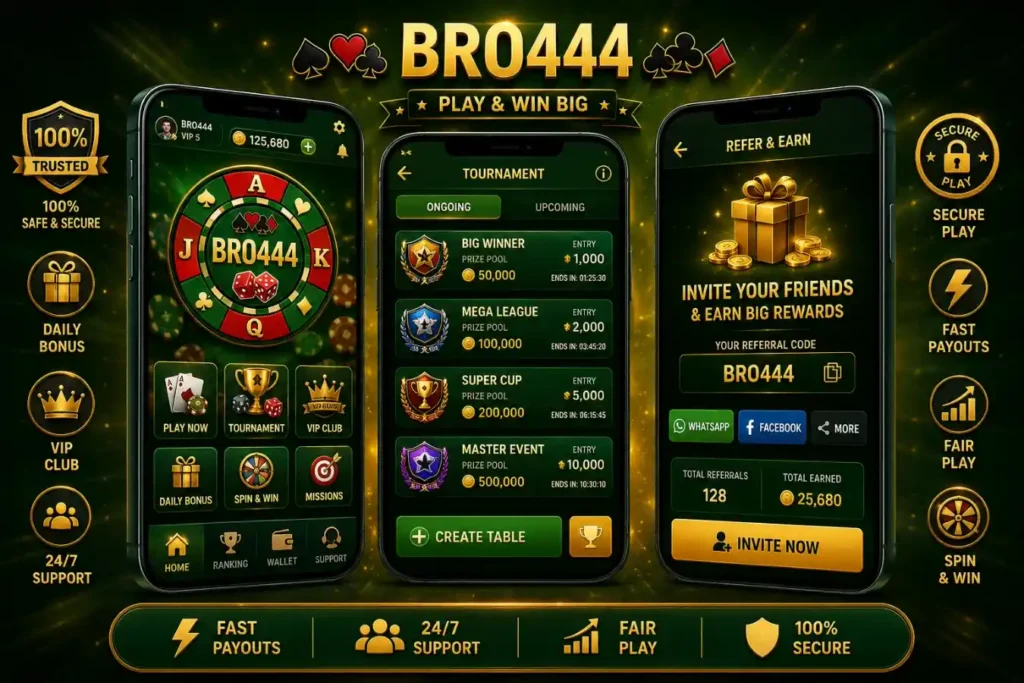 BRO444 Game Download Apk Latest Casino Game Free For Android Users 2 BRO444 GAME Download Apk & Earn Money
